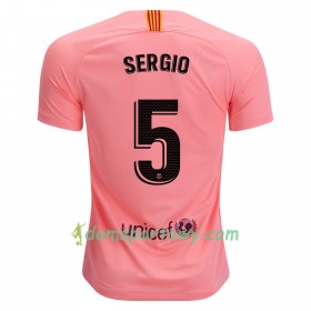 Koszulka FC Barcelona Sergio Busquets 5 Trzeci Koszulki Piłkarskie 2018-2019 Krótki Rękaw